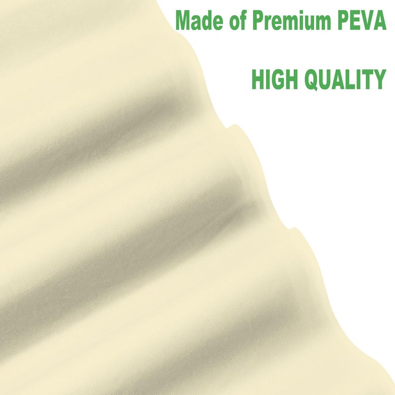 rebdng Plastic Ivory Tablecloths 3 Pack Cream Disposable Table Covers 54"" x 108"" Milky White Table Cloths for Bridal Shower Parties Picnic Engagements Weddings Birthdays  Fits 6 to 8 Foot Rectangle Tables - Image 2