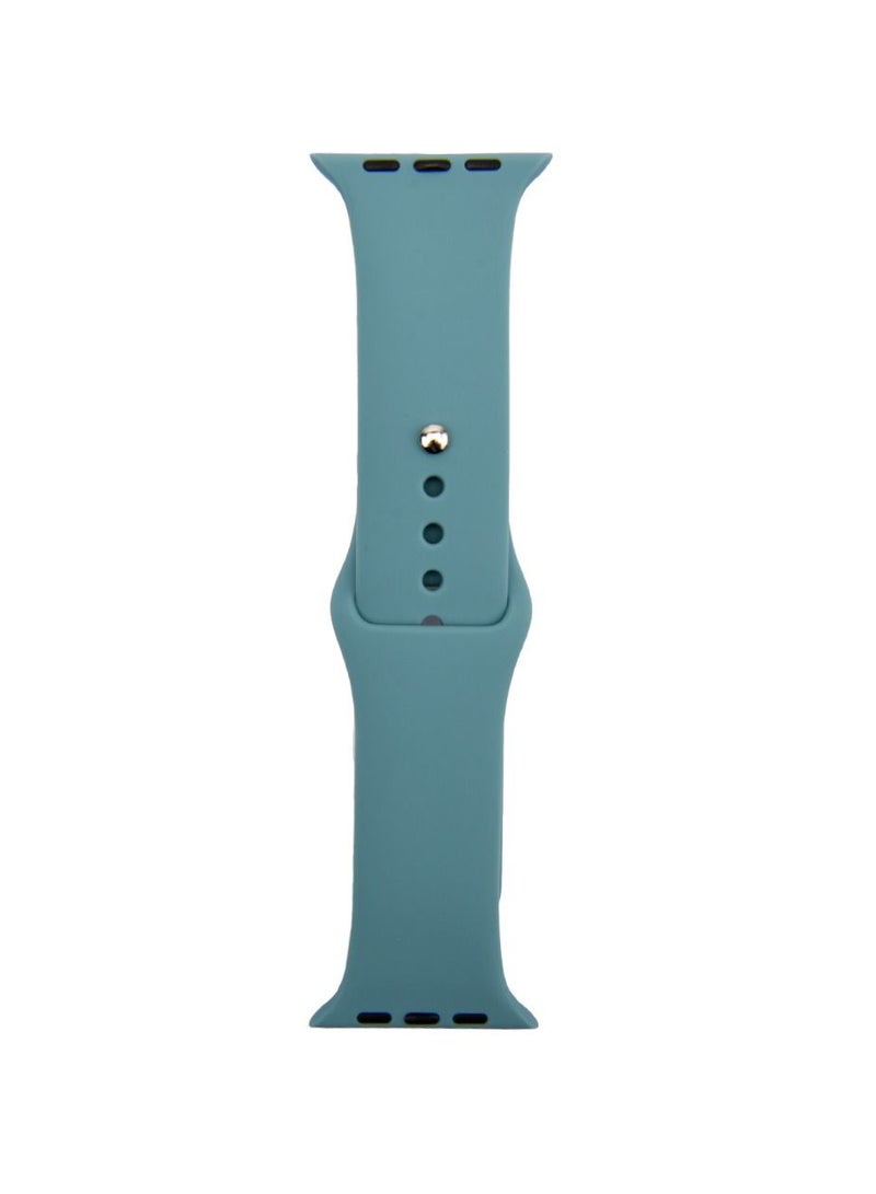 Apple Watch Band 45mm Soft Silicone Sport Band Replacement Wrist Strap Compatible for iWatch Apple Watch Series 7 Nike+,Sport,Edition - Image 2