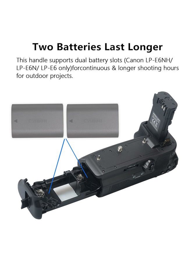 Bitubol BG-R10 Battery Grip for Canon EOS R5 R5C R6 R6 Mark II Cameras,Synchronization of All Functions, Holds 2 LP-E6NH Rechargeable Lithium-ion Batteries. - Image 5