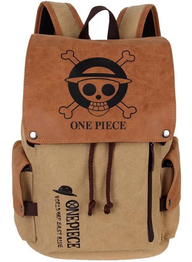General Anime Cosplay Backpack for One Piece Luffy Shoulder Bag Fashion Cartoon Large Capacity School Bag Bookbag Suitable for Kids Girls Boys Students  - Image 1