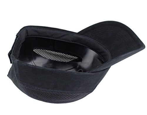 TITUS Lightweight Safety Bump Cap - Baseball Style Protective Hat (Black Vented) - Image 3