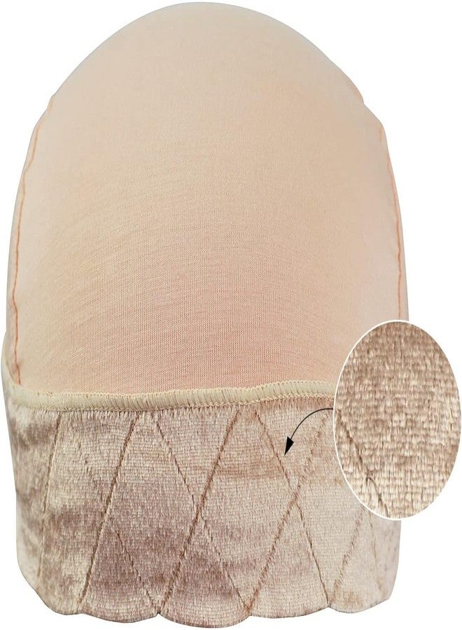 YTBYT Wig Grip Cap for Women Non Slip with Wig Grip Band 2-in-1 Adjustable Bamboo Fiber Wig Caps for Women (Beige) - Image 2