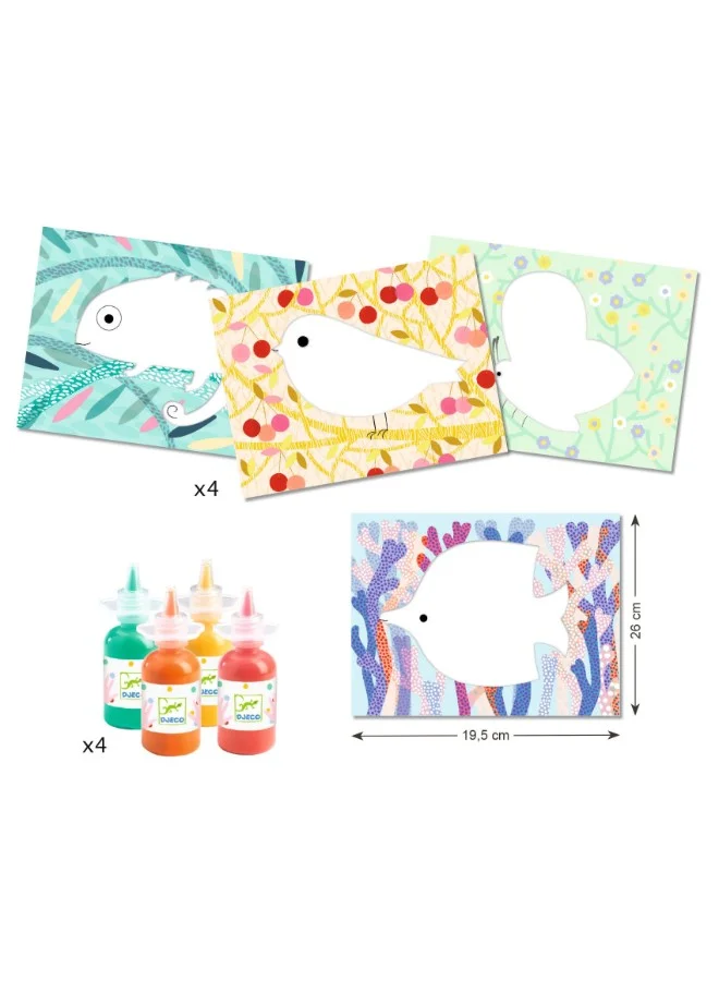 DJECO Squirt & Spread Painting Set