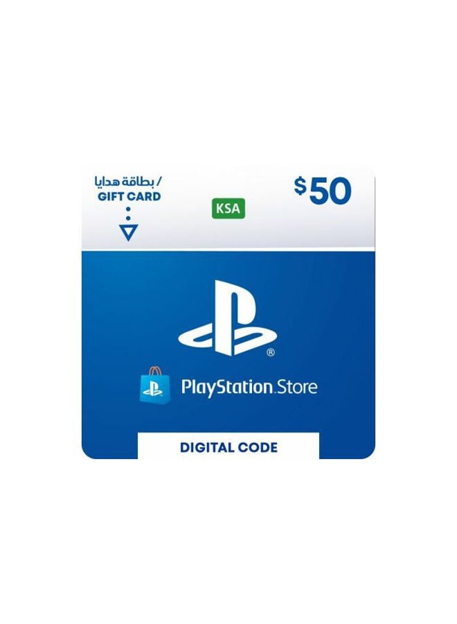 Playstation KSA 50 USD Gift Card