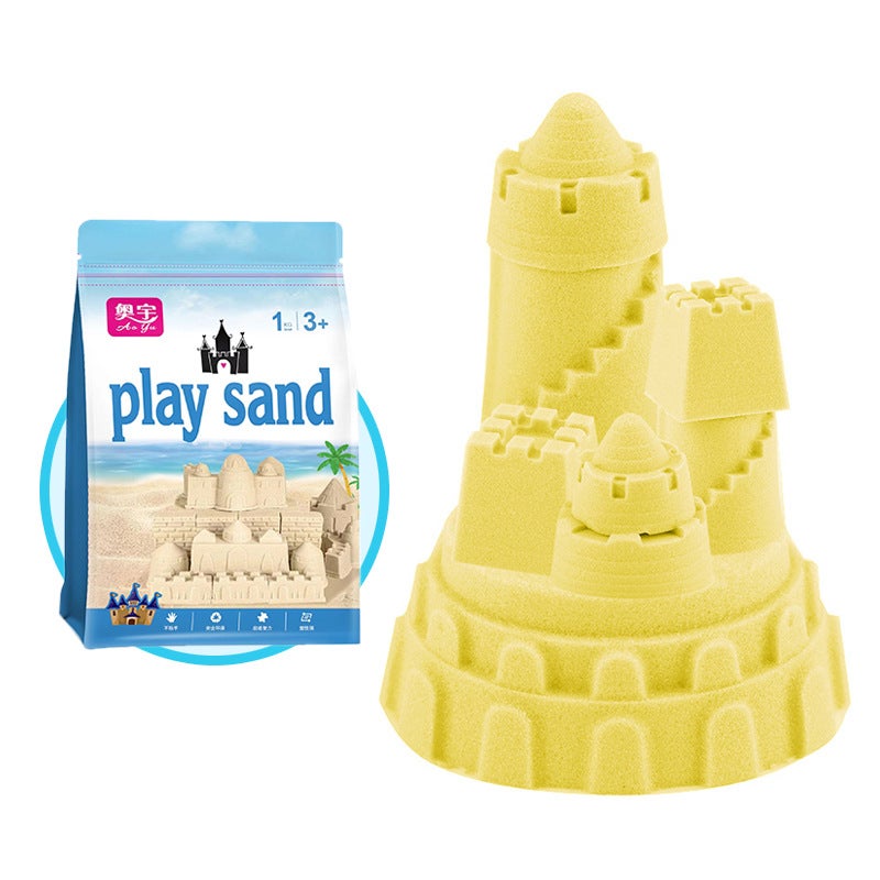 بوليمر كلاي لعبة رمل الفضاء من POLYMER CLAY - رمل سحري غير لاصق وقابل للتمدد مع قوالب، 14 لونًا - Image 1
