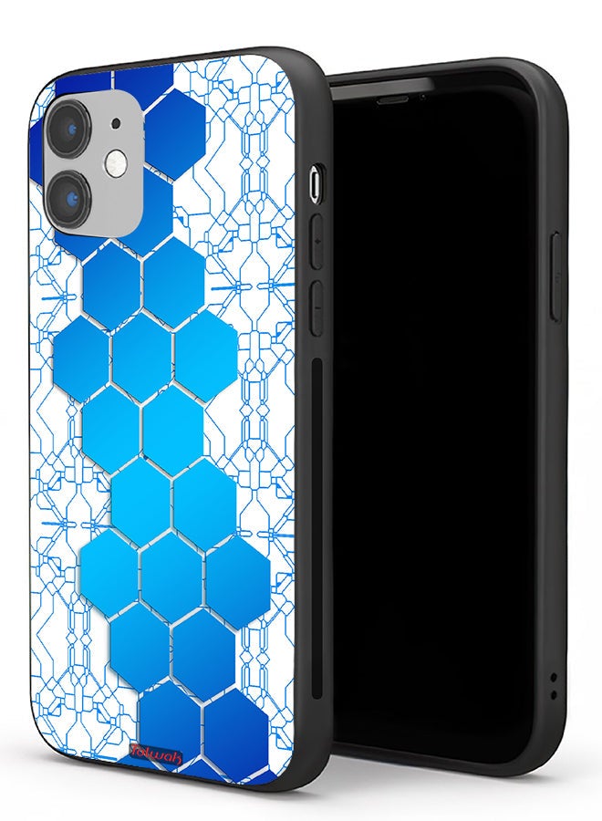 Tolwak Apple iPhone 11 Protective Case Honeycomb Hexagon Icon Networks - Image 1