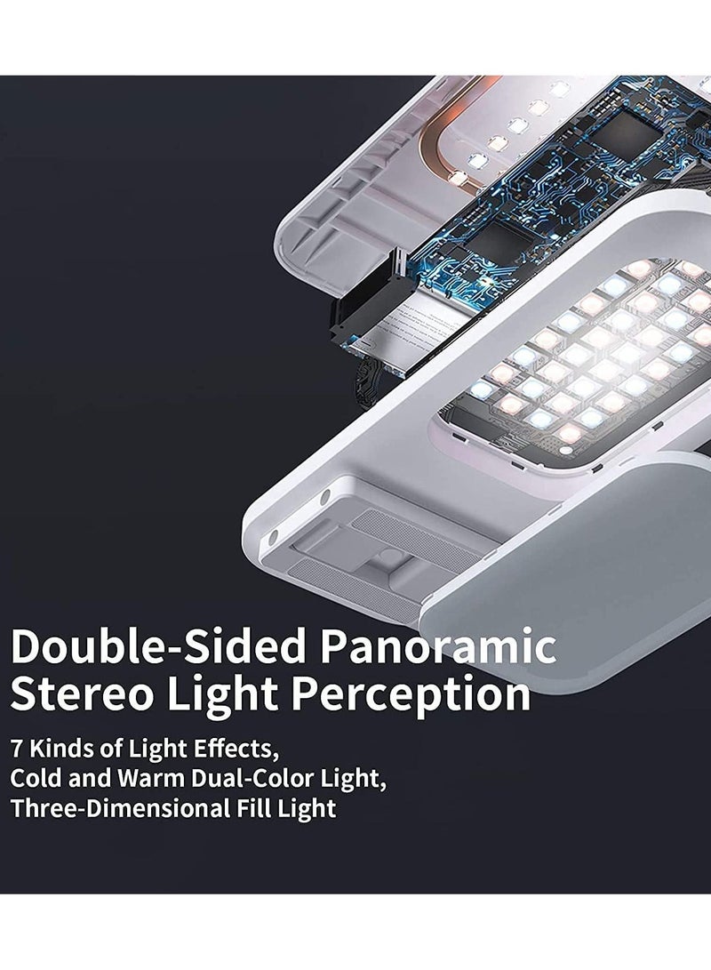 Video Recording Phone Holder, Foldable LED Light Stand, Portable Multifunction Holder, Kitchen Table Mount Stand - Image 4