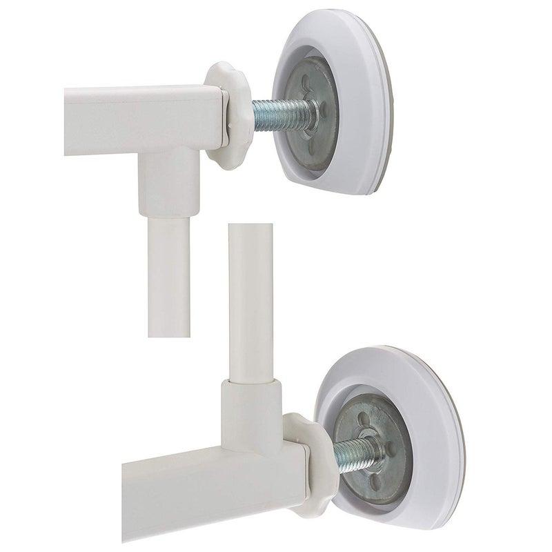 Safety Innovations Wall Saver Protects Walls from Baby Gate Damage  Makes Safety Gates More Secure  for Walk Thru Pressure Mounted Gates  for Childproofing Pet Proofing  4 Mini Flat Bottom Wall Savers 