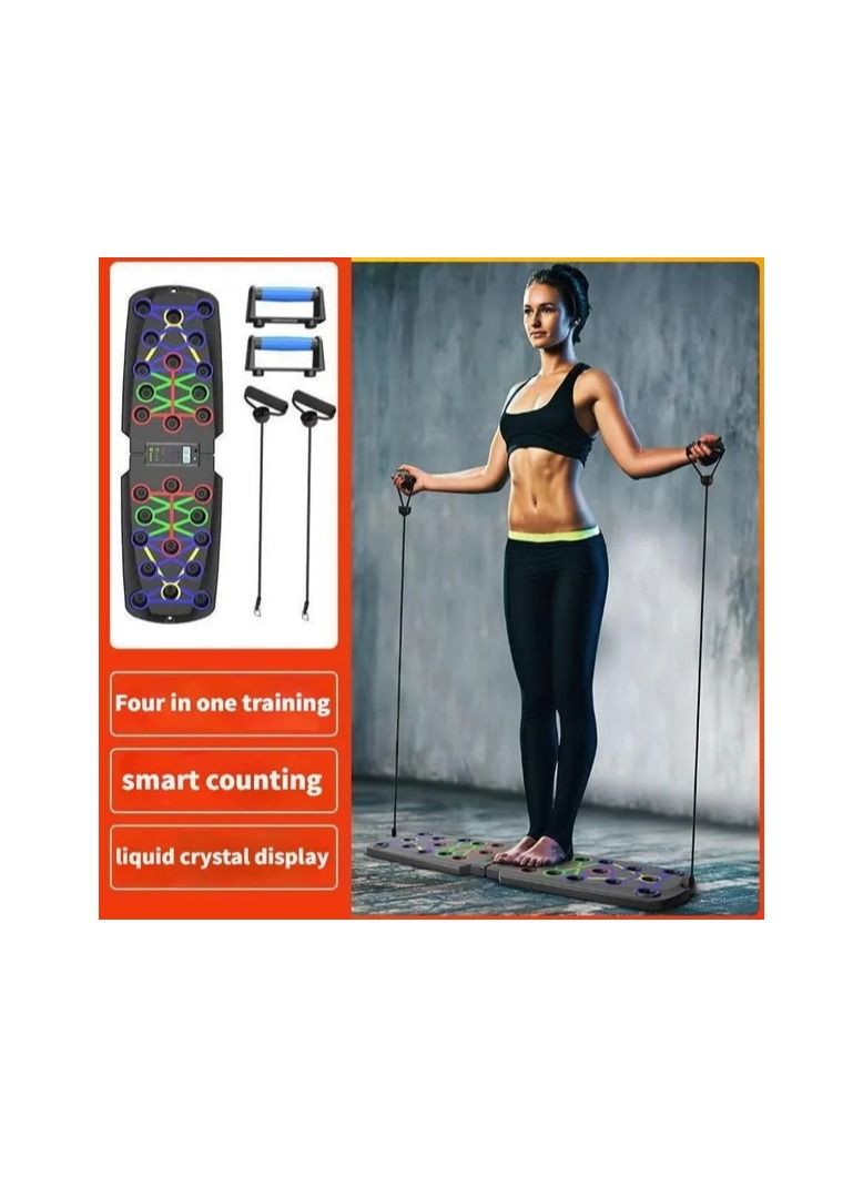 Generic 1-Piece Home Fitness Equipment Chest Abs Trainer Push Up Board,24 in 1 Multifunctional System Fitness Push Up Training Board,Professional Equipment to Burn Fat Strength Training Arm  - Image 4