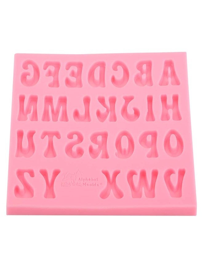 Estink Alphabet Silicone A-Z 26 Letters Handmade DIY Tool Non Stick Decorating Silicone Chocolate Cake Baking Utensils for Making Candy Soap Biscuit Cake Decorations - Image 1