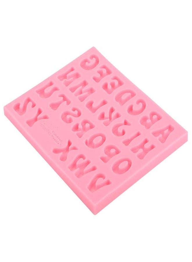 Estink Alphabet Silicone A-Z 26 Letters Handmade DIY Tool Non Stick Decorating Silicone Chocolate Cake Baking Utensils for Making Candy Soap Biscuit Cake Decorations - Image 5