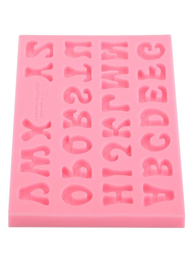 Estink Alphabet Silicone A-Z 26 Letters Handmade DIY Tool Non Stick Decorating Silicone Chocolate Cake Baking Utensils for Making Candy Soap Biscuit Cake Decorations - Image 2
