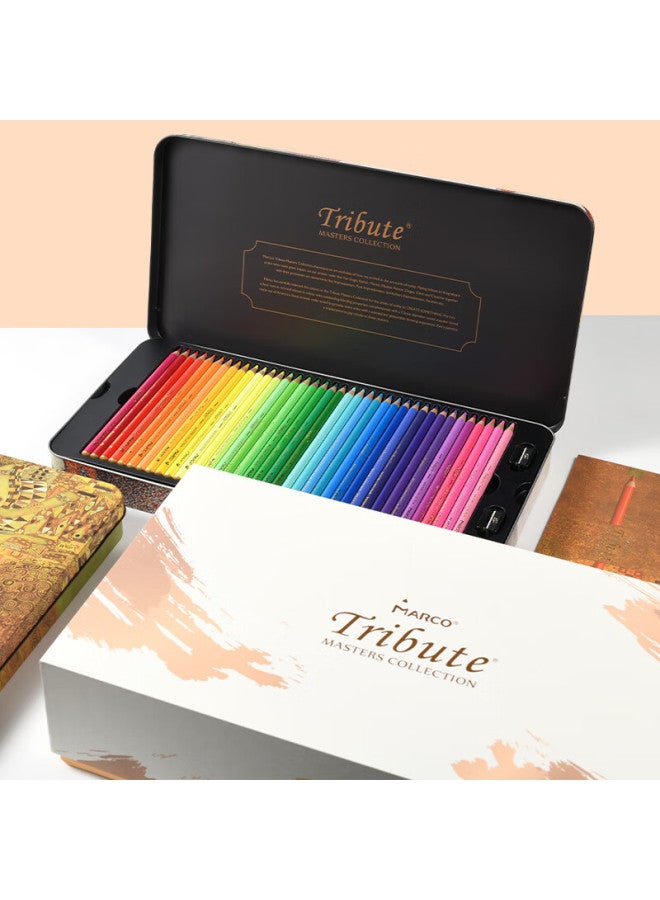Marco 240-color Oil-based Customized Collector's Edition Gift Box, Colored Pencils, Professional Art Exam, Student Back-to Exam, Drawing Pencil Set, Gift For Boys And Girls, Back-to Gift, Drawing Kit - Image 4