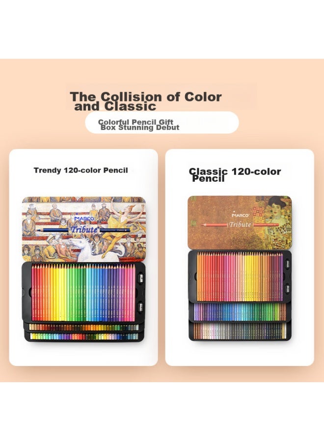 Marco 240-color Oil-based Customized Collector's Edition Gift Box, Colored Pencils, Professional Art Exam, Student Back-to Exam, Drawing Pencil Set, Gift For Boys And Girls, Back-to Gift, Drawing Kit - Image 5