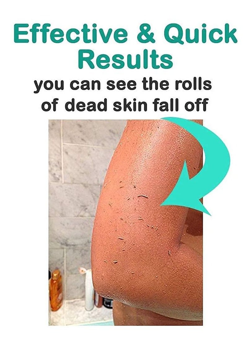 3 Pack Exfoliating Moroccan Hammam Mitt Scrub Gloves Remove Dead Skin Bath Body Scrub Mitt for All Skin Types and Improve Blood Circulation Shower Spa Dead Skin Cell Remover - Image 2