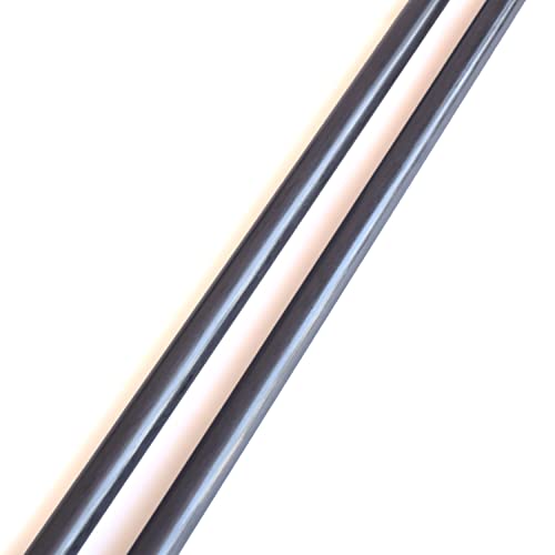 cncarbonfiber 2pcs 10mm Carbon Fiber Rods 10x420mm,10mm Solid Carbon Fiber Tube(pultrusion) Length 420mm - Image 3