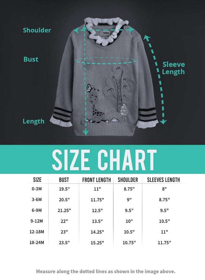 The Souled Store Originals: Bunny Hop Infant Boys Long SleeveKnitted Regular Fit Sweaters Orange - Image 5