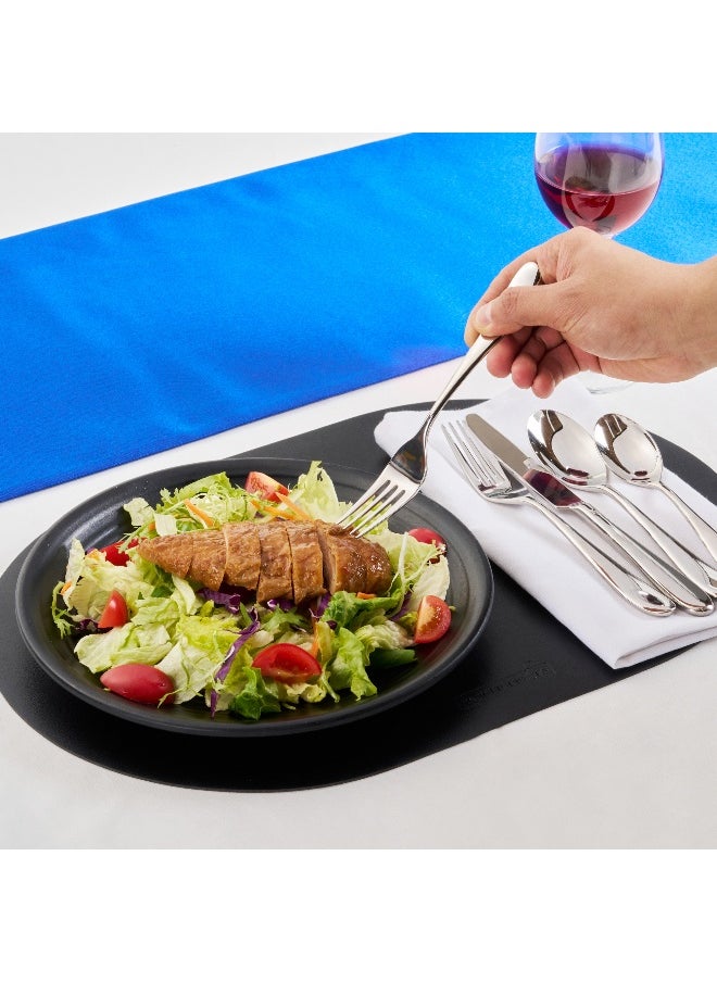 Restaurantware Sovereign Silverware Set, 10 Piece Heavy-Duty Cutlery Set - 18/10 Stainless Steel, Service For 2, Durable Flatware Set, Dishwashable, For Homes Or Restaurants  - Image 5