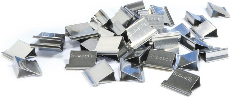 Rapesco Supaclip 40 Transparent Dispenser with 25 Stainless Steel Clips - Image 4