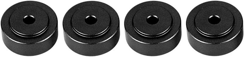 Wendry Aluminum Alloy Anti Vibration Amplifier Feet, 4PCS Speakers Stand Feet Shock Absorber Amplifier Pads Feet (208mm)(Black) - Image 1