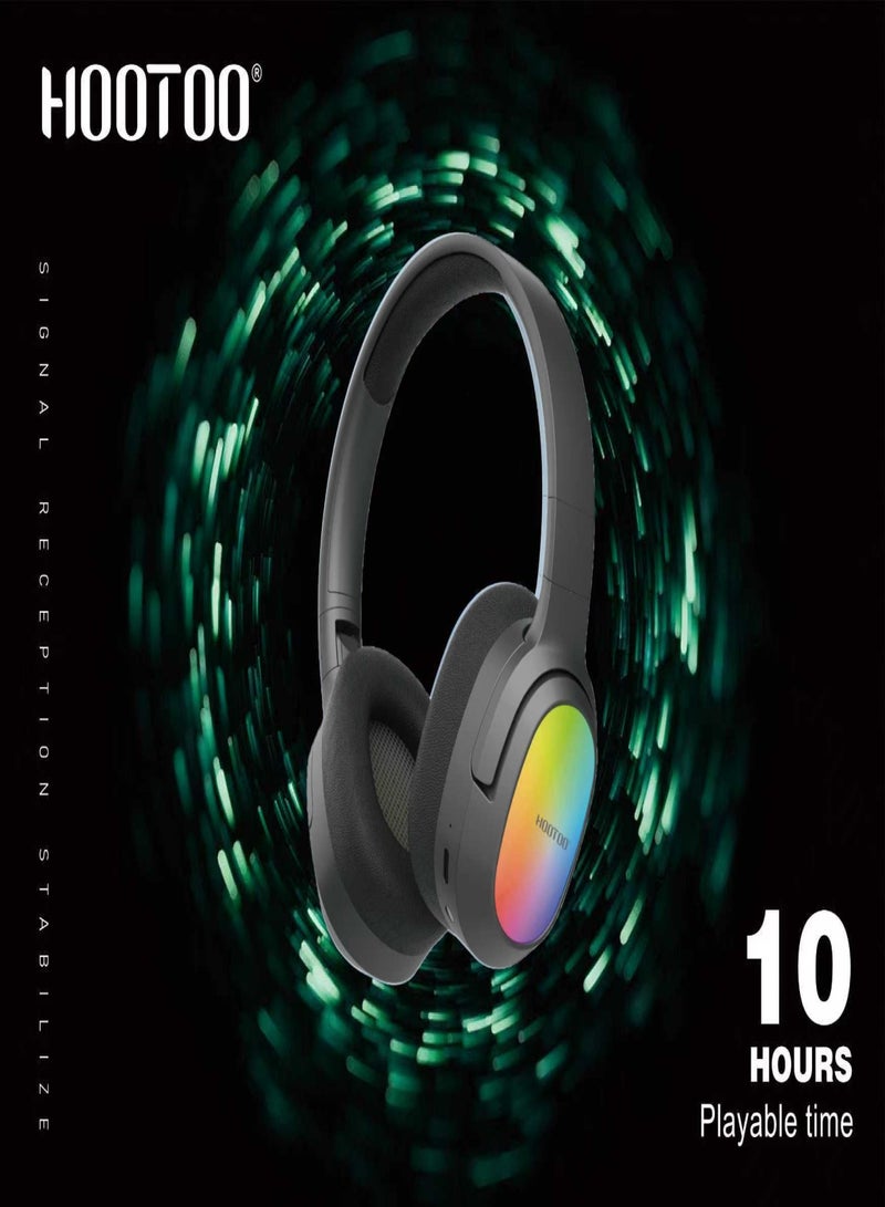 هوتو سماعات راس بلوتوث بصوت قوي وواضح. سماعه راس لاسلكيه بأحدث تقنيات بلوتوث 6.0. سماعه بلوتوث راس بأضائه تفاعلية. سماعه محيطيه بوسائد مريحة. سماعه قيمنق لاسلكيه بصوت محيطي وواضح. سماعات قيمنق بميكرفون مدمج واضح ودقيق. سماعة العاب تدعم سماعة سوني 4 /5 ،اكس بوكس، PC، والهاتف. - Image 3