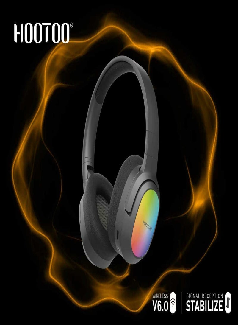 هوتو سماعات راس بلوتوث بصوت قوي وواضح. سماعه راس لاسلكيه بأحدث تقنيات بلوتوث 6.0. سماعه بلوتوث راس بأضائه تفاعلية. سماعه محيطيه بوسائد مريحة. سماعه قيمنق لاسلكيه بصوت محيطي وواضح. سماعات قيمنق بميكرفون مدمج واضح ودقيق. سماعة العاب تدعم سماعة سوني 4 /5 ،اكس بوكس، PC، والهاتف. - Image 2