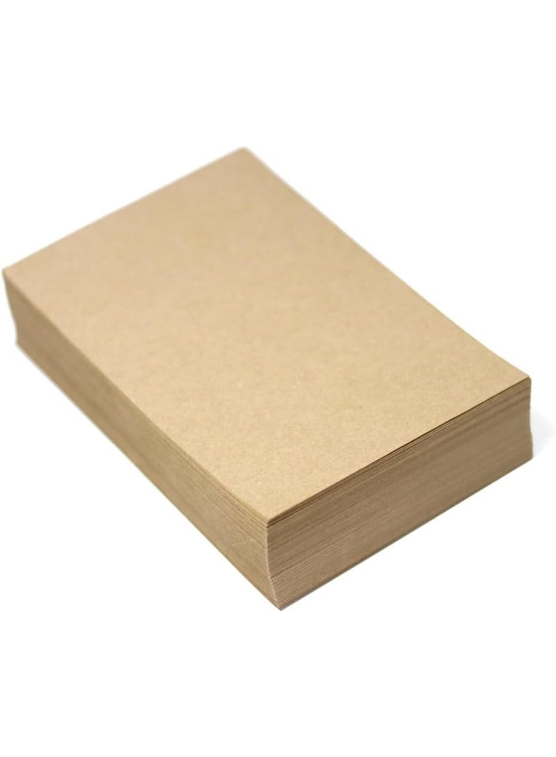 فيرستنوك مجموعة من 200 ورقة من ورق كرافت ريفي مقاس 4×6 بوصة - ورق كرافت فارغ للعلامات اليدوية، وتدوين اليوميات، وسجلات القصاصات، وإدراج الهدايا - Image 3