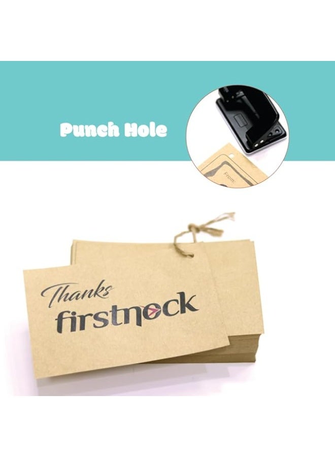 فيرستنوك مجموعة من 200 ورقة من ورق كرافت ريفي مقاس 4×6 بوصة - ورق كرافت فارغ للعلامات اليدوية، وتدوين اليوميات، وسجلات القصاصات، وإدراج الهدايا - Image 5