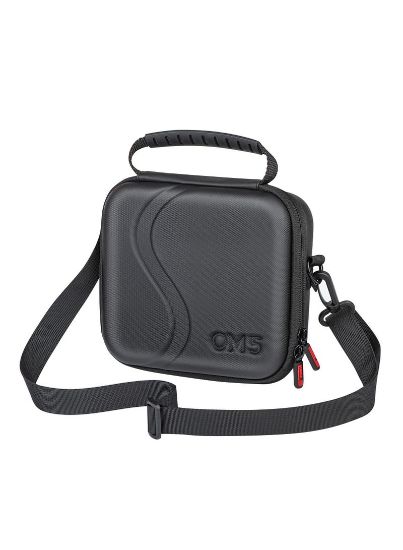 حقيبة OM 5 لملحقات DJI OM 5، حقيبة كتف تخزين محمولة، حقيبة سفر مقاومة للماء لجهاز تثبيت DJI OM5 - أسود - Image 1
