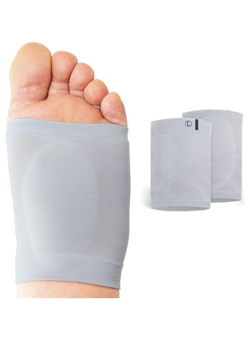 KASTWAVE Compression Arch Support Sleeves, Plantar Fasciitis Socks, Cushioned Arch Support Braces Gel Pads for Flat Foot Pain, Relief Plantar Fasciitis Heel Spurs, Ankle Injuries 1Pairs  - Image 1