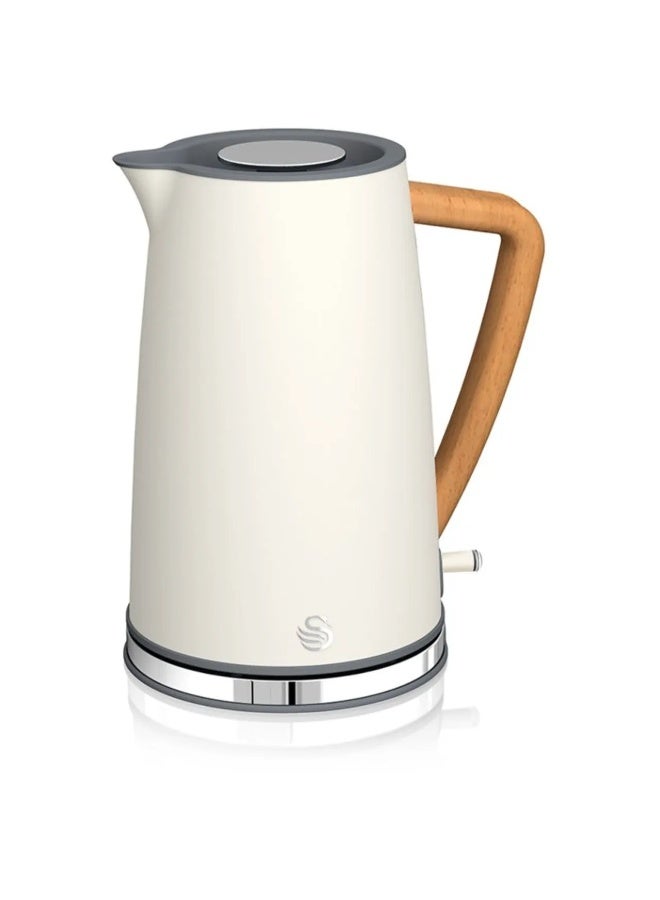 Swan - Nordic - Cordless Kettle White 1.7L - Image 1