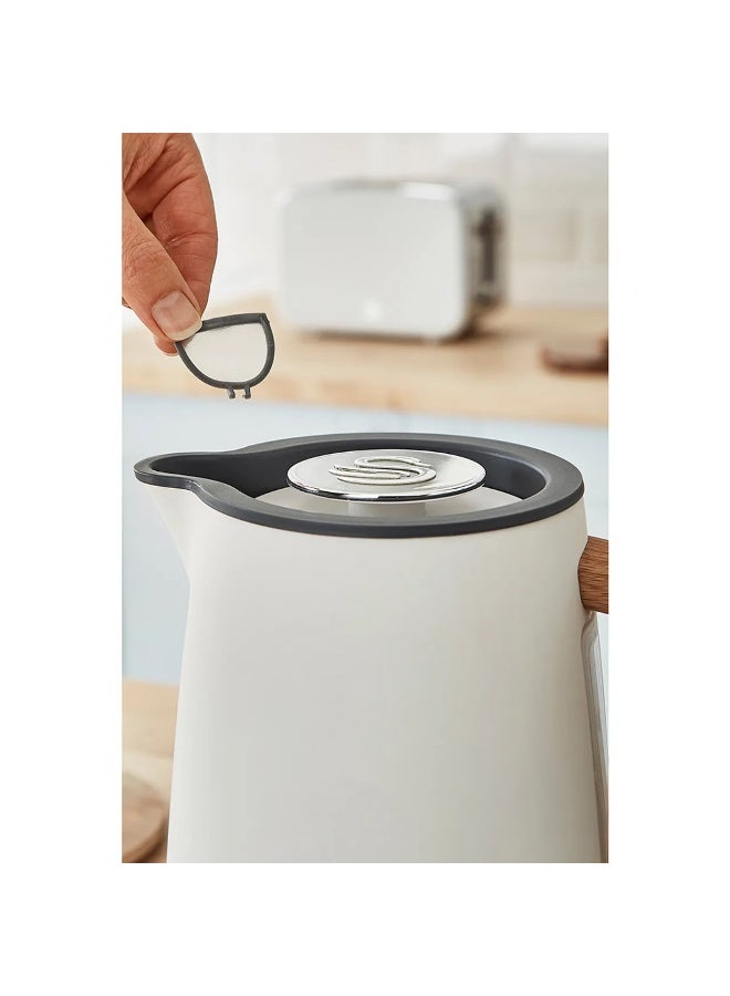 Swan - Nordic - Cordless Kettle White 1.7L - Image 3
