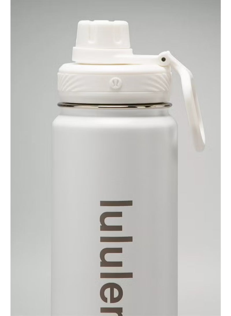 lululemonStainless steel sports vacuum insulated water bottle, suitable for holding water, iced tea, hot tea, etc., with a capacity of 710 milliliters. - Image 2