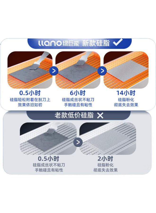 Llano Thermal Paste, Heat Dissipation Silicone Grease, Graphics Card Cooling Paste, Desktop Cpu Laptop Silicone Grease With Scraper, 20G Large Bottle, D-5 Can, Super Strong, High Temperature Resistant, Long-Lasting - Image 3
