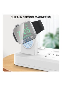 KASTWAVE New Charging Stand Compatible With Apple Watch, Portable Watch Charger Stand with Charging Cable,Magnetic Wireless Charging Dock Compatible with Apple Watch Series 7 6 5 4 (45, 44, 42, 41, 40, 38 mm)  - Image 5