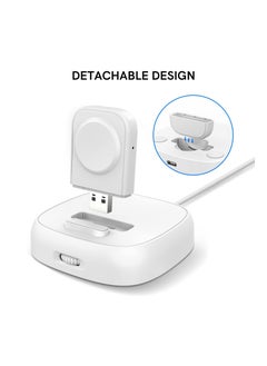 KASTWAVE New Charging Stand Compatible With Apple Watch, Portable Watch Charger Stand with Charging Cable,Magnetic Wireless Charging Dock Compatible with Apple Watch Series 7 6 5 4 (45, 44, 42, 41, 40, 38 mm)  - Image 2