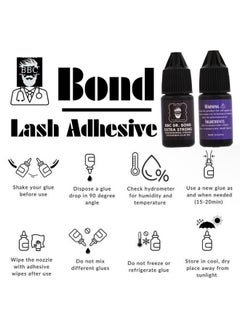 BBC Dr Bond Extra Strong Eyelash Extension Glue 5Ml - Quick Dry 1 Second, Waterproof & Oilproof Adhesive - Lash Stay For 6 To 8 Weeks - Recommended For Advanced Lash Artists - Eyelash Extension Glue  - Image 3