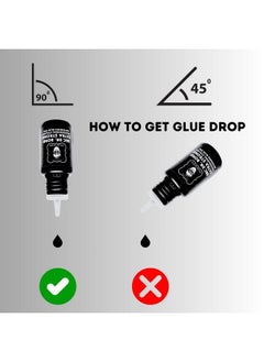 BBC Dr Bond Extra Strong Eyelash Extension Glue 5Ml - Quick Dry 1 Second, Waterproof & Oilproof Adhesive - Lash Stay For 6 To 8 Weeks - Recommended For Advanced Lash Artists - Eyelash Extension Glue  - Image 5