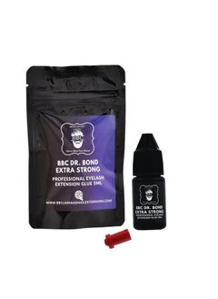 BBC Dr Bond Extra Strong Eyelash Extension Glue 5Ml - Quick Dry 1 Second, Waterproof & Oilproof Adhesive - Lash Stay For 6 To 8 Weeks - Recommended For Advanced Lash Artists - Eyelash Extension Glue  - Image 1