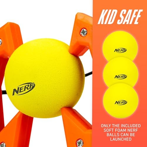 Nerf Slingshot Challenge - Kids Slingshot Bowling Game Set - Toy Target Game for Kids - Foam Ball Shooter Balls Included - Fun Toy for Boys + Girls - Image 5