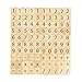 Abbaoww 100 Pcs Wooden Number Symbol Tiles for Crafts Pendants Spelling Scrapbooking Decoration - Image 3