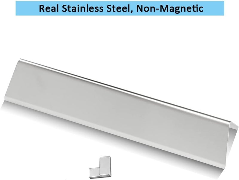 FORYEYC 7635 15.3 Inch Flavorizer Bars for Weber Spirit I & II 200 Series Spirit E210 S210 E220 S220 Gas Grill with Front Control Knobs, Stainless Steel Heat Plate Flavor for Spirit 210 Replacement Parts - Image 5