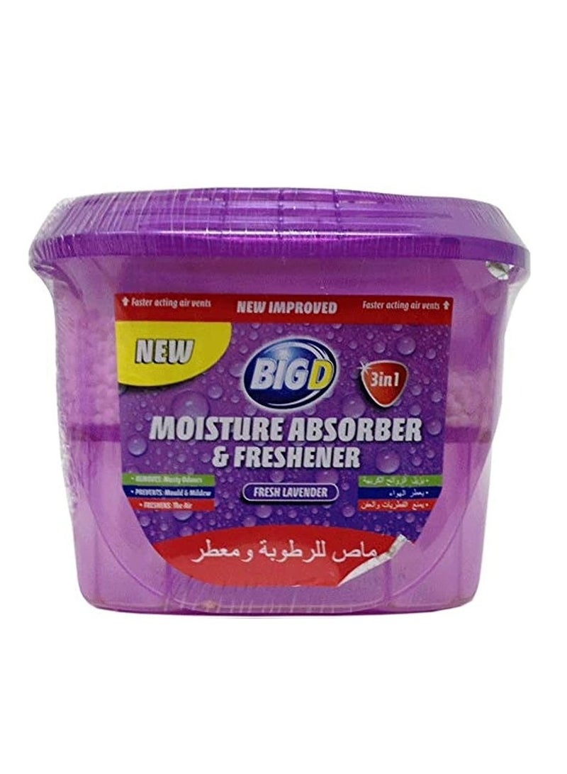 BIG D Big D Moisture Absorber & Freshener – Pack of 10 (5 Cool Marine + 5 Lavender) | Dual Fragrance Odor & Moisture Control  - Image 5