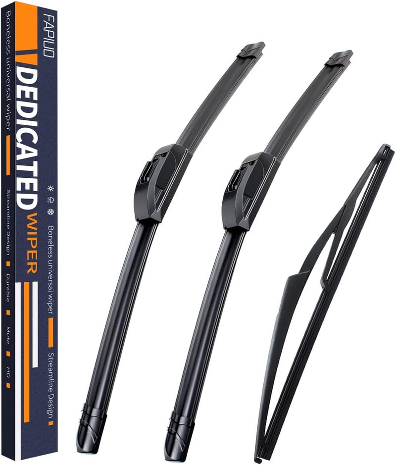 FAPIUO Silent Wiper Set for Nissan Pathfinder 2013-2020 - Image 1