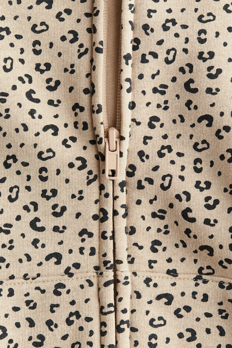 H&M Oversized zip-through hoodie