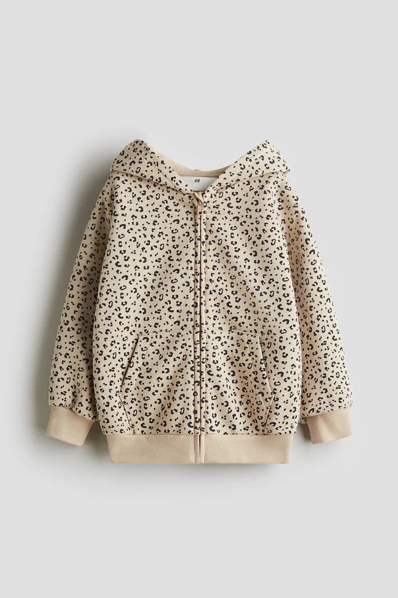 H&M Oversized zip-through hoodie