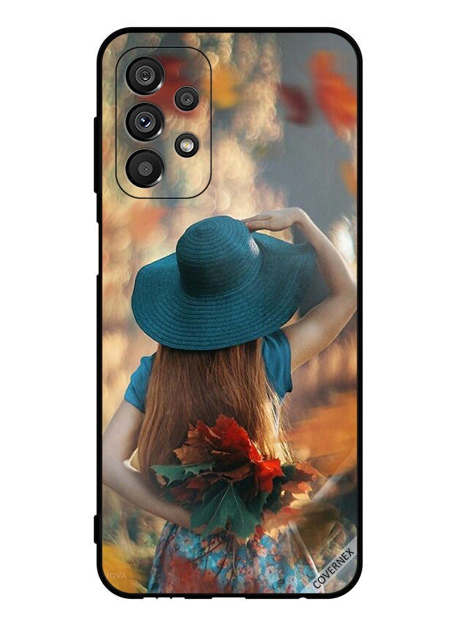 Covernex غطاء حماية لهاتف سامسونج جالاكسي A73 5G فتاة قبعة تخفي أوراق الحب - Image 1