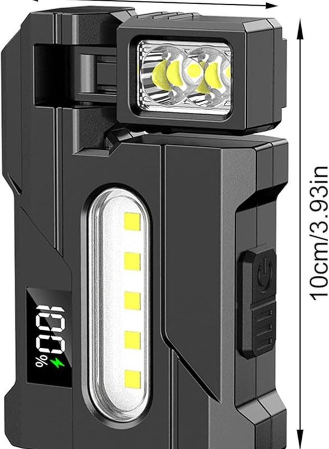 Rotating LED Work Light Portable Flashlight for Outdoor Activity and Emergencies - Image 5
