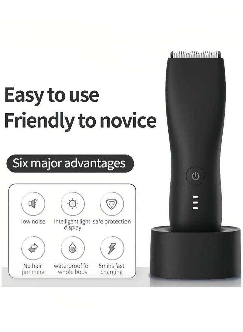 HADASSAH Electric Hair Clipper Black - Image 3
