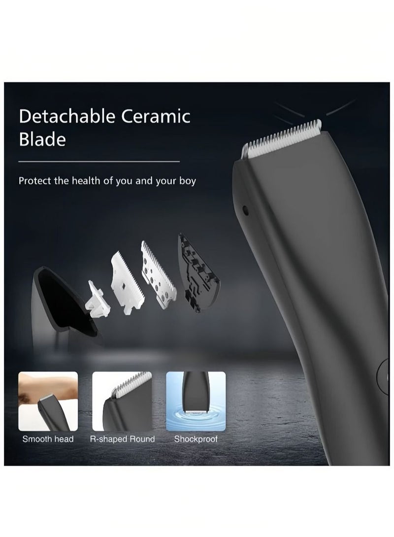 HADASSAH Electric Hair Clipper Black - Image 5